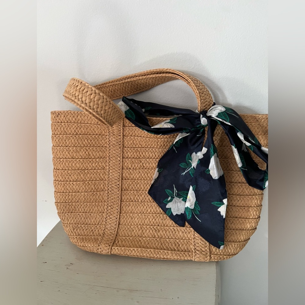 Draper James straw bag
